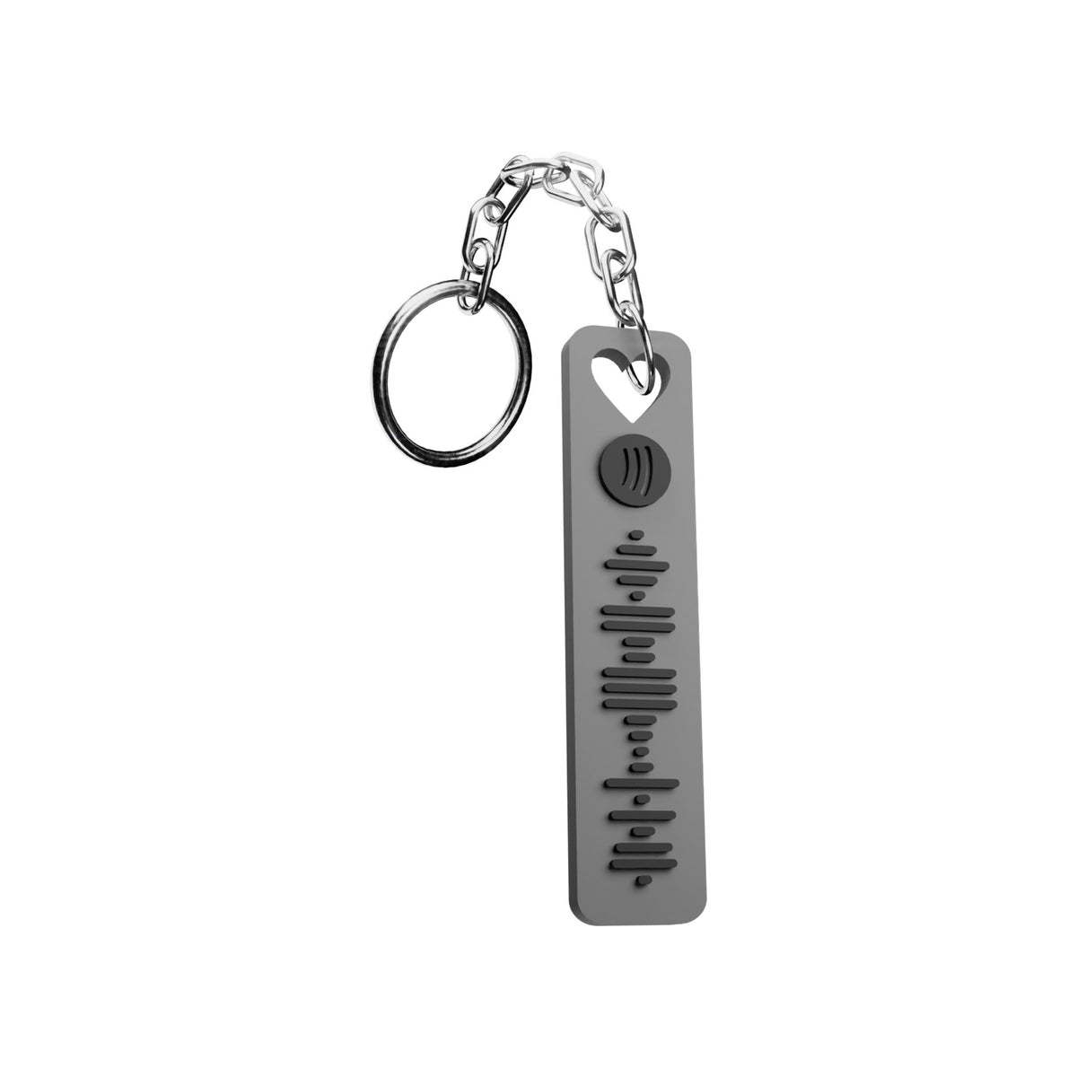 Spotify Heart Keychain
