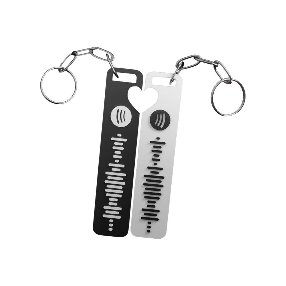 You + Me Spotify Keychains