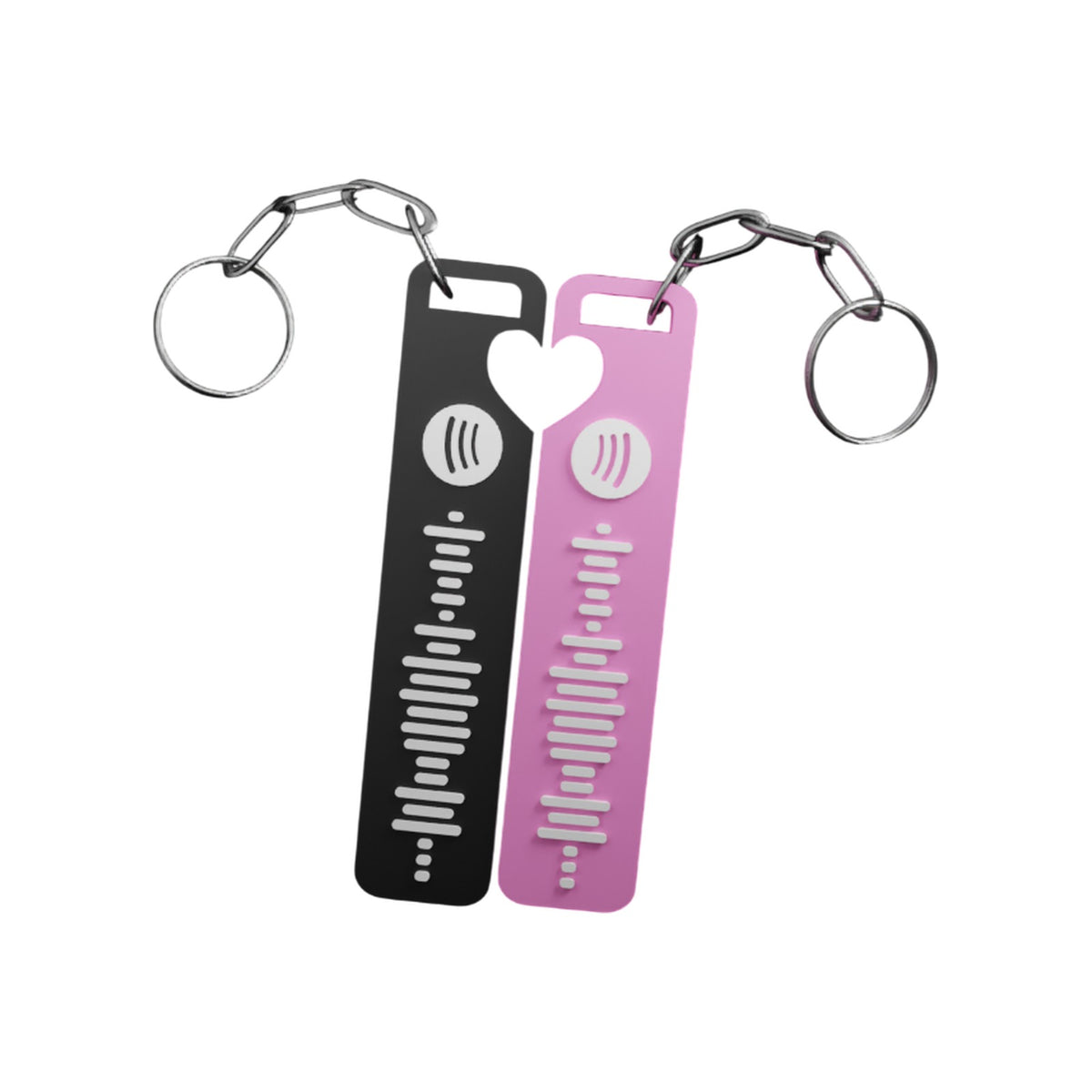 You + Me Spotify Keychains